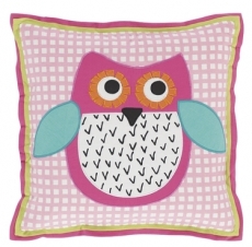 Polštáře Little Owl Blossom a Little Owl Aqua z nové kolekce Around The World, 40 x 40 cm