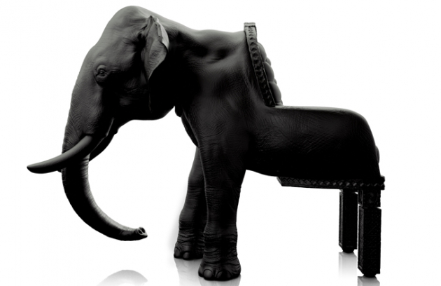Posaďte se i s křeslem na vykrmeného slona