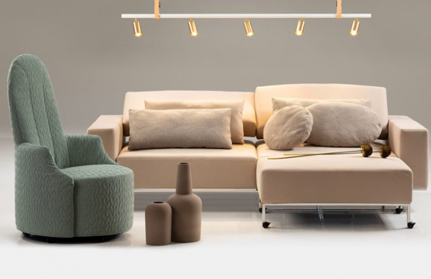 Nekonvenční design v podání německé designérky Kati Meyer-Brühl již málokoho překvapí. Je odvážnou umělkyní jdoucí proti zajetým německým designérským kolejím, a proto žádná její práce nesplývá s davem. Vysoce dekorativní křesílko Amandine (Brühl) je naprostým důkazem. V nabídce v několika barevných provedeních, čalouněné precizním výběrem textilií. Cena od 36 300 Kč, WWW.DEFAKTO.CZ Nekonvenční design v podání německé designérky Kati Meyer-Brühl již málokoho překvapí. Je odvážnou umělkyní jdoucí proti zajetým německým designérským kolejím, a proto žádná její práce nesplývá s davem. Vysoce dekorativní křesílko Amandine (Brühl) je naprostým důkazem. V nabídce v několika barevných provedeních, čalouněné precizním výběrem textilií. Cena od 36 300 Kč, WWW.DEFAKTO.CZ