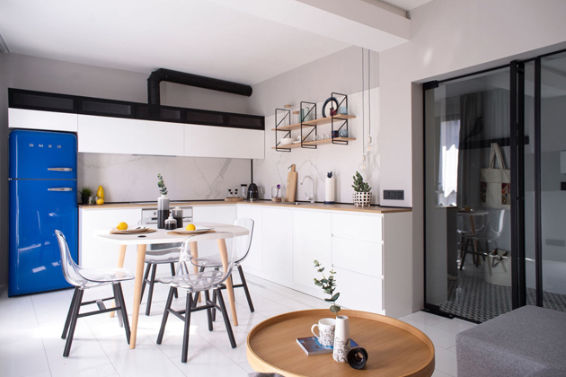 I malý byt pro tříčlennou rodinu může být stylový