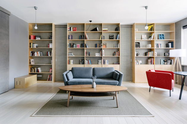 Architekti ze studia CXEMA měli za úkol vytvořit prostor pro pár, který si váží ticha a samoty. Byt o rozloze 82 m2 se nachází v Moskvě. Architekti ze studia CXEMA měli za úkol vytvořit prostor pro pár, který si váží ticha a samoty. Byt o rozloze 82 m2 se nachází v Moskvě.