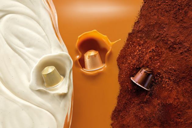 Nespresso BARISTA CREATIONS ochucené kávy jsou kolekcí tří velmi lahodných káv pro kávovary NESPRESSO