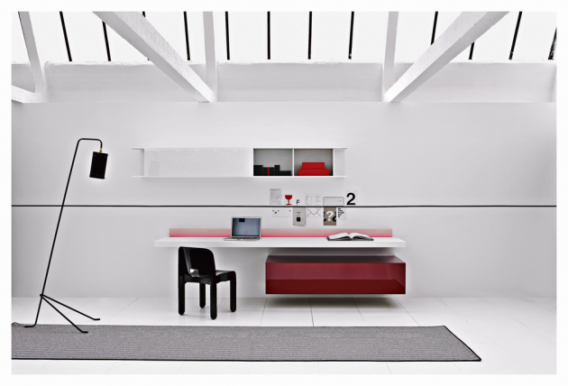 Moderní nástěnná kompozice Appendo a Alias (SanGiacomo), lesklý lak, dýha, sklo, více barevných variant i sestav, cena od 104 675 Kč, WWW.PUNTODESIGN.CZ