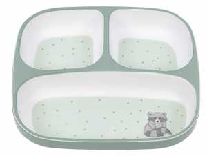 Talířek Lässig Plate Section Melamine/Silicone About Friends 