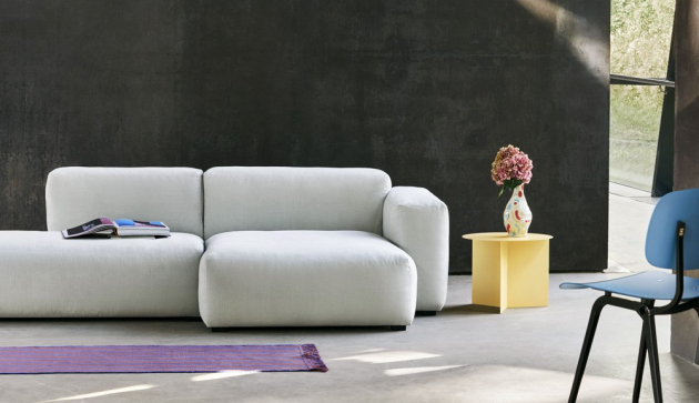 Modulární sofa Mags Soft (HAY), rám z dřevěné konstrukce, výplň polyuretanová pěna, pružinový systém, výška sedu 37 cm, cena od 85 838 Kč, WWW.STOCKIST.CZ