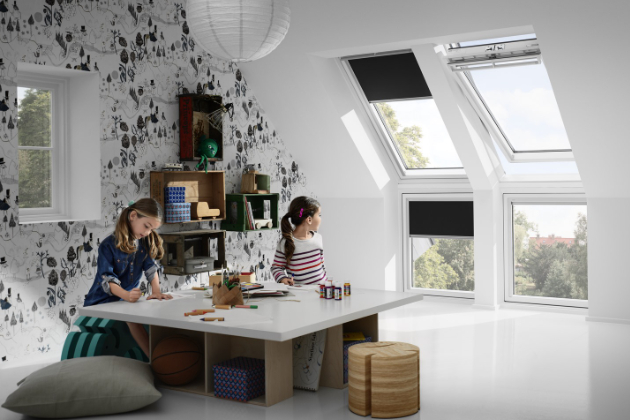 Nová kolekce rolet VELUX pro relaxační, hravý i elegantní interiér 