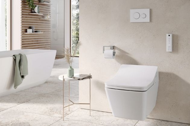 Sprchovací toalety Concept disponují vyhřívanými sedátky s tlumeným dopadem. Integrovaný systém čištění vzduchuudržuje vzduch v místnosti vždy svěží, nepříjemné zápachy jsou odsávány pomocí funkce DEODORIZÉR.
