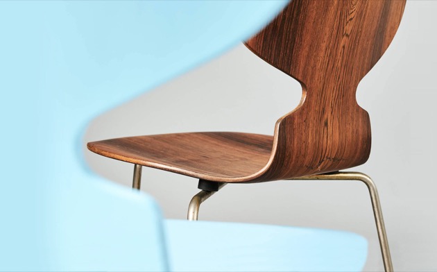 Židle Ant dánského designéra a architekta Arne Jacobsena