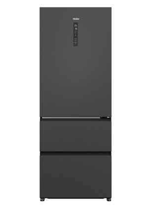 Třídveřová chladnička HTR5719ENPT má snadno přístupné zásuvky mrazáku se samostatným otevíráním, které představují o 30 % vyšší úsporu, cena 24 990 Kč