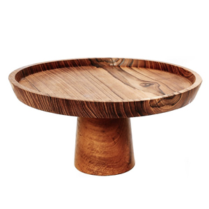 Podnos Teak, teakové dřevo, Ø 24 cm, výška 13 cm, cena 1 276 Kč