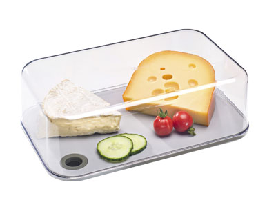 Dóza na sýr Modula, vysoce odolný plast bez BPA, 27 x 17 x 10 cm, cena 352 Kč