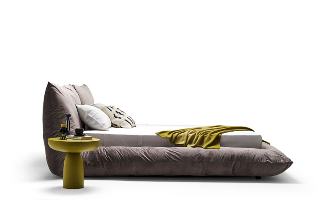 Postel Alba Bed, design Studio Nove.3, textilie, více druhů čalounění, buk, pro matraci 180 × 200 cm cena 174 540 Kč