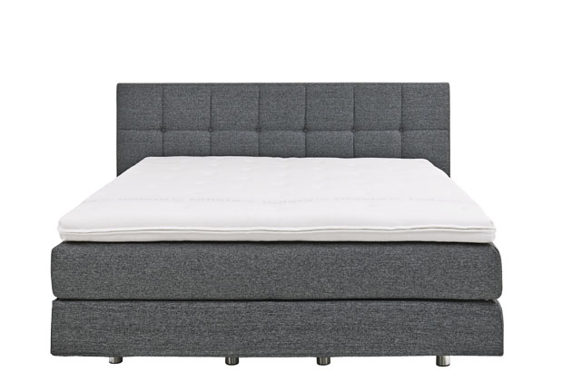 Postel hülsta Boxspring, potahová textilie šedo-černá S 364, pro rozměr 180 × 200 cm cena 207 410 Kč