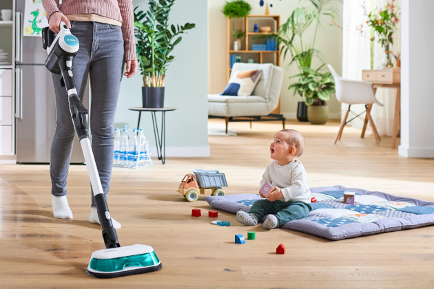 Jeden spotřebič – dvě funkce pro flexibilní a důkladné čištění podlah