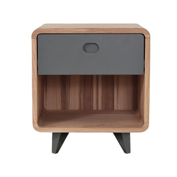 Noční stolek z kolekce Avolo, masivní dubové dřevo, MDF, cena 13 552 Kč