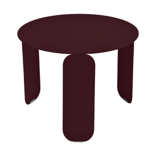 Nízký kovový stolek Bebop, design Tristan Lohner, průměr 60 cm, k dispozici v mnoha barevných variantách, cena 12 970 Kč