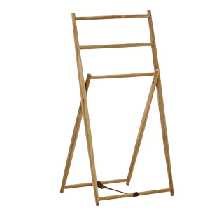 Kenta, skládací sušák na ručníky, materiál teak, 95 × 50 × 37 cm, cena 2 109 Kč 