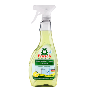 Eko čistič na koupelny a sprchy,  na bázi kyseliny citronové, cena 100 Kč / 500 ml 