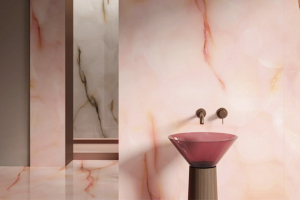 Keramická dlažba Tele Di Marmo Onyx pink, dekor mramoru, rozměr 60 × 120 cm 