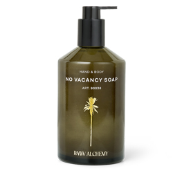 No Vacancy Soap, tekuté mýdlo na ruce a tělo s vůní citrusů a santalového dřeva, cena 1 250 Kč