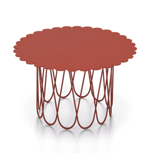 Stůl Flower, design Alexander Girard, lakovaná ocel, průměr 60 a 80 cm, cena  od 16 225 Kč → www.lino.cz