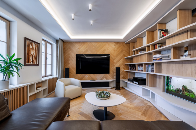 Život v bývalém barokním statku v rámci townhouse