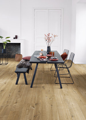 Podlaha Alpha Vinil, dekor Dub bavlna přírodní, cena 1 299 Kč/m² 