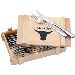 Příbory na steak Steak Set, nerezová ocel, cena 1 289 Kč / 12 ks 