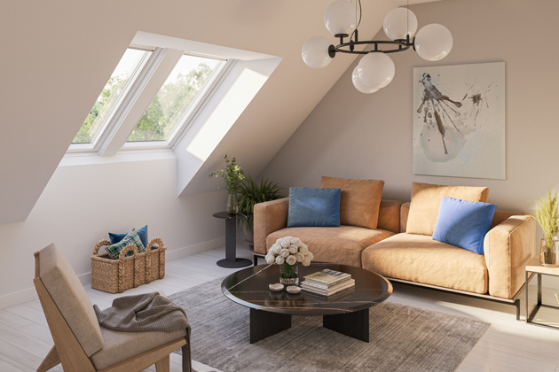 Střešní okna VELUX: Elegance bez námahy