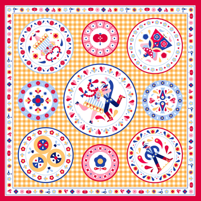 Folklór, geometrie a špetka čertoviny