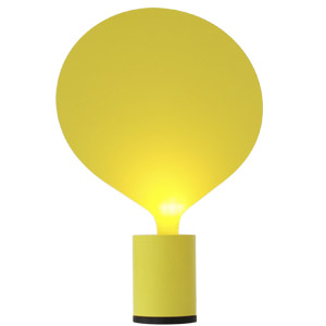 Stolní lLampa Baloon, design Uli Budde, hliník a ocel, výška 42 cm, cena 6 010 Kč