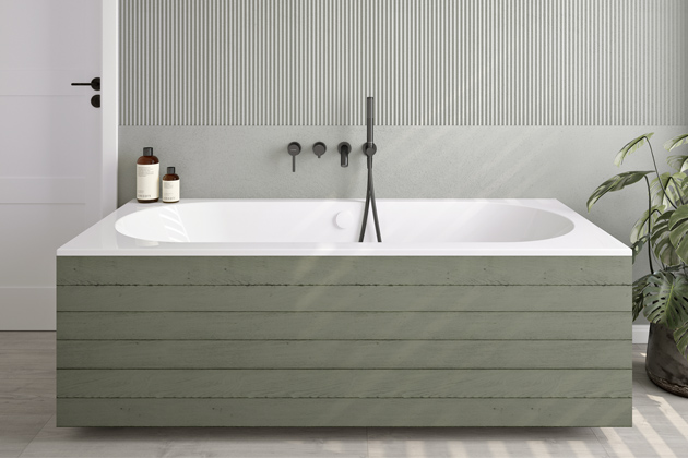 Vana z nové řady Lykke představuje kombinaci elegance moderního designu. Zaujme oválný tvar vnitřku s ostřejšími hranami z vnějšku. Vana o velikosti 180 × 80 cm s přepadem na delší straně nabízí pohodlí i pro dvě osoby → oltens.com/cz