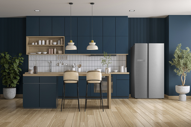 Americký chladnička PXSBSI 592 AX, energetická třída A, zásuvka s kontrolou vlhkosti, cena 34 990 Kč 