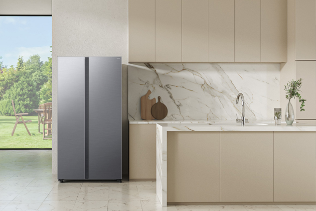 Americká chladnička ze Série RS5000, inovovaný kompresor s vyšší efektivitou,  cena 19 990 Kč