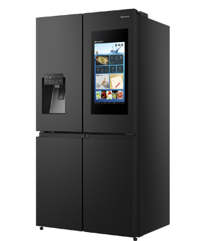 Čtyřdveřová chladnička RQ760N4IFE, digitální tabule s ovládáním funkcí, cena 79 990 Kč
