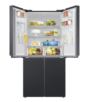 French door chladnička RF48A401EB4, nápojové centrum, řada funkcí,  cena 34 990 Kč → www.samsung.cz