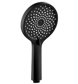 Ruční masážní sprcha, čtyři sprchové režimy, silikonové trysky, Ø 12,3 cm, cena 460 Kč
