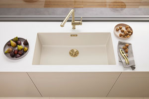 Subline 800-U, dřez ke spodn&iacute; mont&aacute;ži, materi&aacute;l Silgranit PuraDur s&nbsp;antibakteri&aacute;ln&iacute; povrchovou &uacute;pravou, rozměry 83 &times; 46 cm,&nbsp;cena 10&nbsp;530 Kč