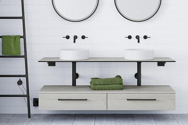 Kompaktní elegance pro moderní koupelny: kompaktní desky představují špičku v odolnosti a designu