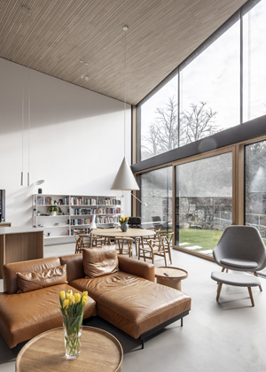 U&nbsp;v&iacute;tězn&eacute;ho rodinn&eacute;ho domu loňsk&eacute;ho ročn&iacute;ku  CE ZA AR porotci ocenili architekturu, kter&aacute; navzdory problematick&eacute; parcele čerp&aacute; ze v&scaron;ech přednost&iacute; lokace.