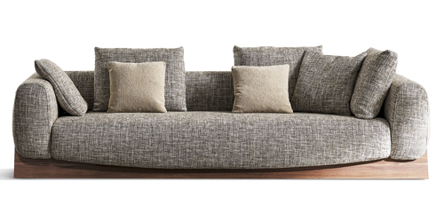 Sofa Boolean, design Giuseppe Vigan&ograve;, polyuretanov&aacute; pěna, dřevo, textilie,  cena 184&nbsp;238 Kč