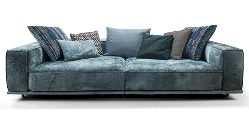 Sedac&iacute; souprava Wumms , design Kurt Beier &amp; Kati Quinger, textilie i&nbsp;kůže, cena od 112&nbsp;164 Kč 