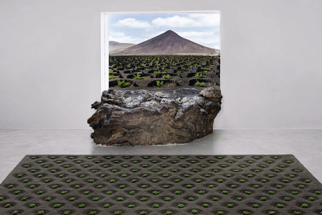 Ručně všívaný kusový koberec  La Geria-Lanzarote, design José A. Gandía-Blasco Canales, 100% vlna, více rozměrů, cena na dotaz