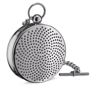 S&iacute;tko na čaj T-Timepiece, design Titus Wybenga, nerez, cena 979 Kč