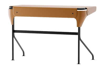 Stolek Tucano, design Monica  Foster, lakovan&aacute; ocel, kůže, cena 67&nbsp;797 Kč 