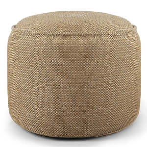 Puf Donut Outdoor Pouf, design Ethnicraft, textilie, v&iacute;ce barev, polypropylen, rychle schnouc&iacute; pěna, cena 9&nbsp;854 Kč