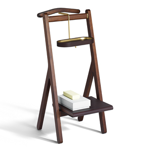 Něm&yacute; sluha Ren, design  Neri &amp; Hu, ořech Canaletto, kůže Saddle Extra,  cena 106&nbsp;649 Kč