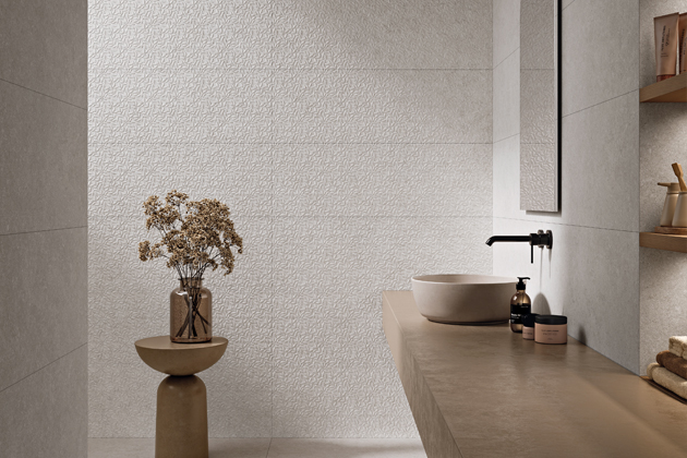 Obklady Vinci, jemný  plastický dekor, 40 × 120 cm, cena od 1 199 Kč/m2