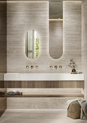 Obklad Canal Bone, b&eacute;žov&aacute;  imitace travertinu, mat, cena 2&nbsp;699 Kč/m2 