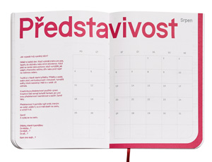 365 kreativn&iacute;ch dn&iacute;, t&yacute;denn&iacute; di&aacute;ř s&nbsp;jedinečn&yacute;m obsahov&yacute;m i&nbsp;form&aacute;ln&iacute;m knihařsk&yacute;m ře&scaron;en&iacute;m, cena 699 Kč 